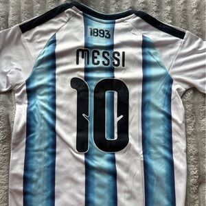 Argentina World Cup Edition | Kids Set Blue and White Striped Soccer Jersey